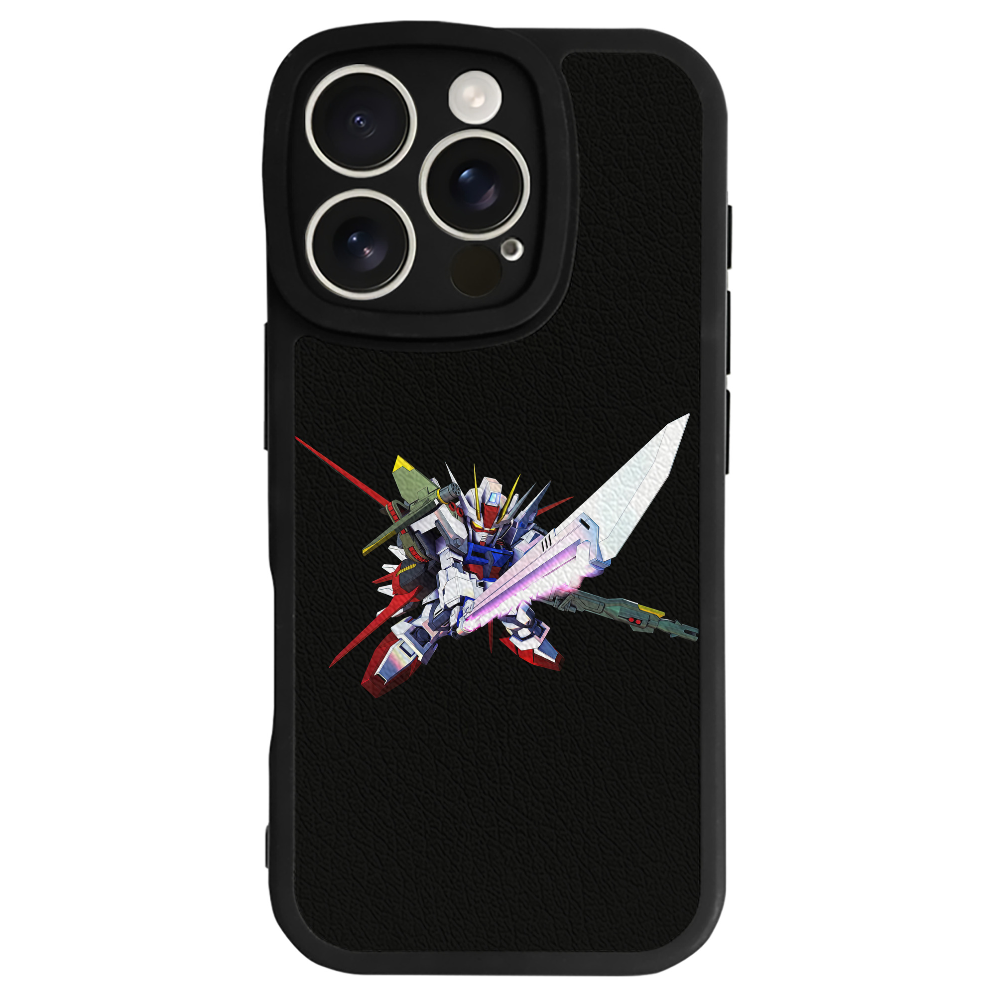 （画像用） 機動戦士ガンダム Mobile Suit Gundam 【iPhone 16シリーズ対応】シリコンスマホケース（レザー調） 材質：シリコン